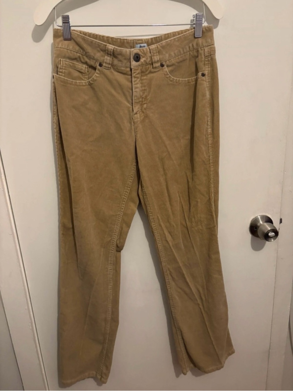Bass Wide-Leg Corduroy Pants in Tan